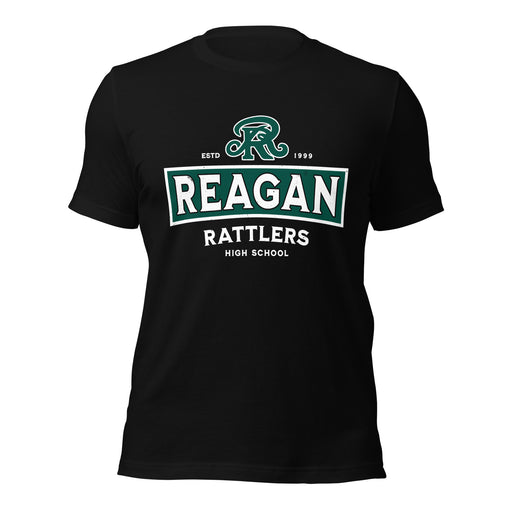 Reagan High School Rattlers Black Premium Unisex T-shirt 202