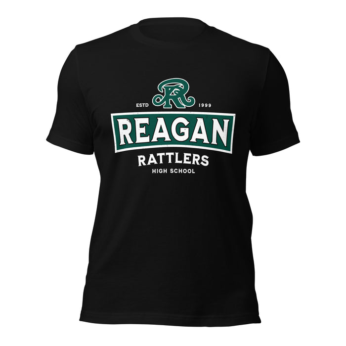 Reagan High School Rattlers Black Premium Unisex T-shirt 202