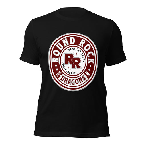 Round Rock High School Dragons Black Premium Unisex T-shirt 220