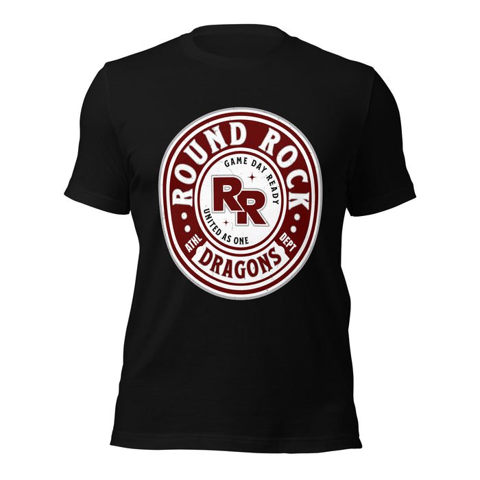 Round Rock High School Dragons Black Premium Unisex T-shirt 220