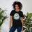 Woman wearing Spring High School Lions Black Premium Unisex T-shirt 219