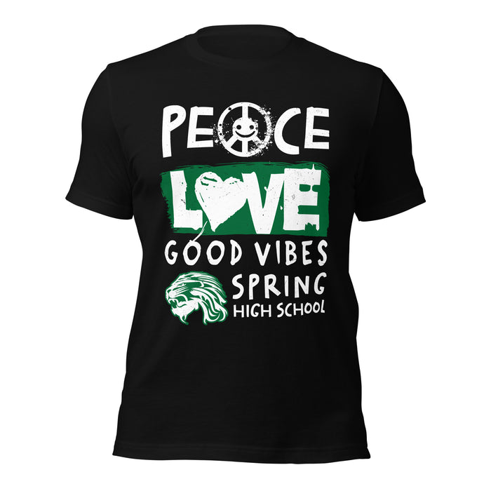 Spring High School Lions Black Premium Unisex T-shirt 240