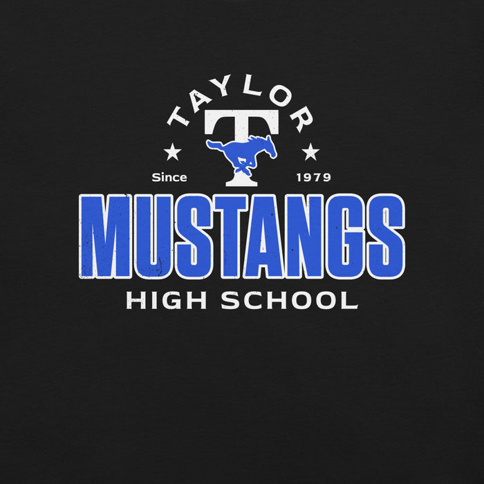 Taylor High School Mustangs Black Premium Unisex T-shirt 222