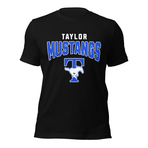 Taylor High School Mustangs Black Premium Unisex T-shirt 234