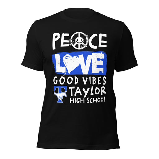 Taylor High School Mustangs Black Premium Unisex T-shirt 240