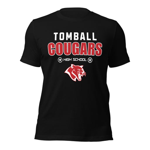 Tomball High School Cougars Black Premium Unisex T-shirt 223