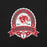 Close-up view of Tomball High School Cougars Black Premium Unisex T-shirt 212