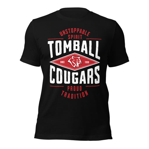 Tomball High School Cougars Black Premium Unisex T-shirt 210