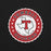 Close-up view of Tomball High School Cougars Black Premium Unisex T-shirt 216