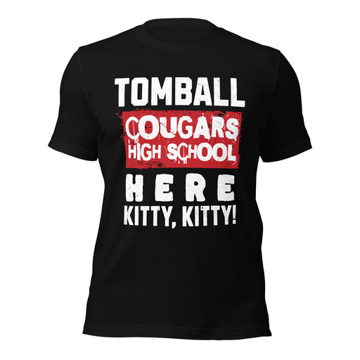 Tomball High School Cougars Black Premium Unisex T-shirt 231