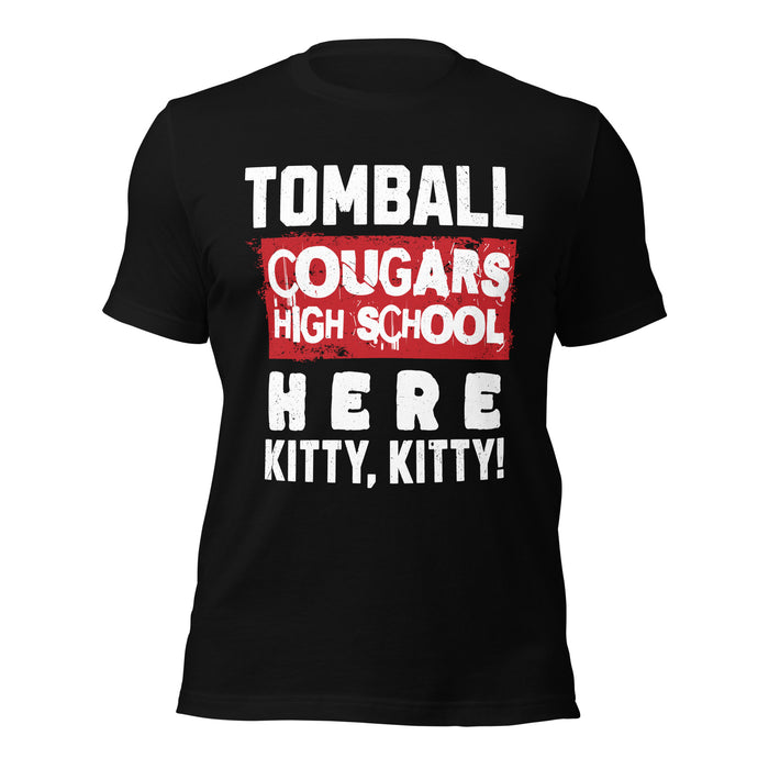 Tomball High School Cougars Black Premium Unisex T-shirt 231