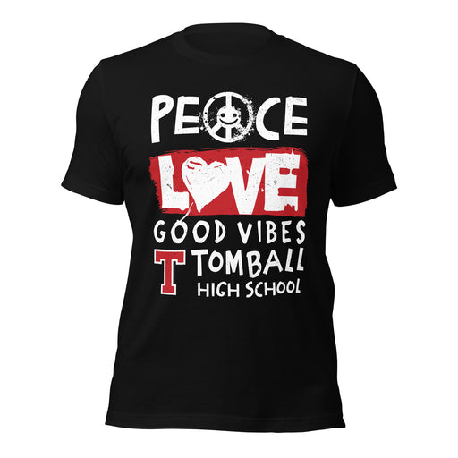 Tomball High School Cougars Black Premium Unisex T-shirt 240