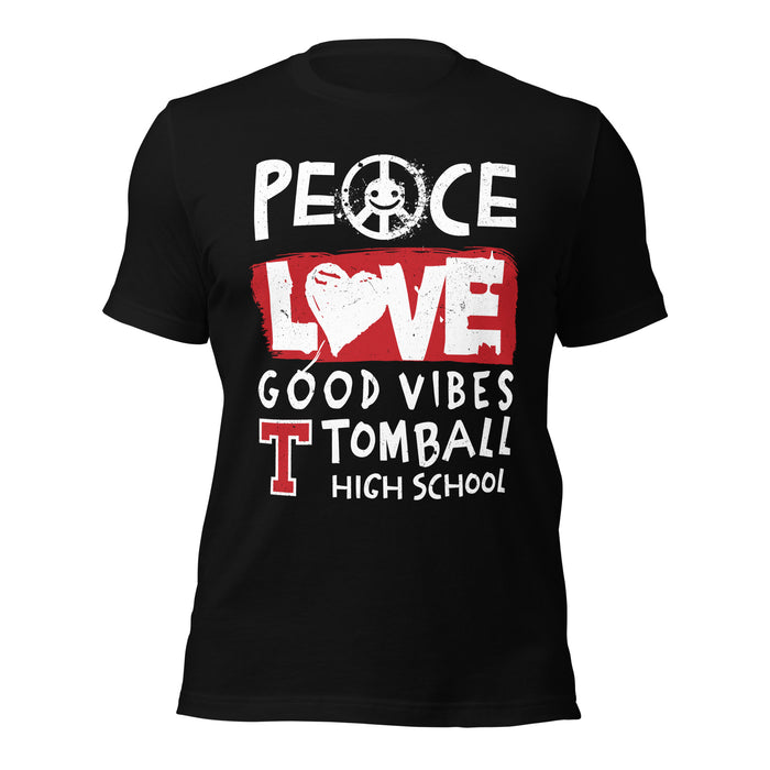 Tomball High School Cougars Black Premium Unisex T-shirt 240
