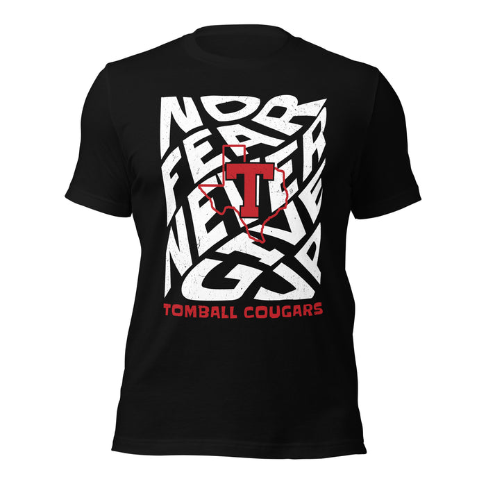Tomball High School Cougars Black Premium Unisex T-shirt 236