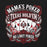 Close-up view of Mama's Poker Premium Unisex T-shirt 220
