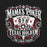 Close-up view of Mama's Poker Premium Unisex T-shirt 222