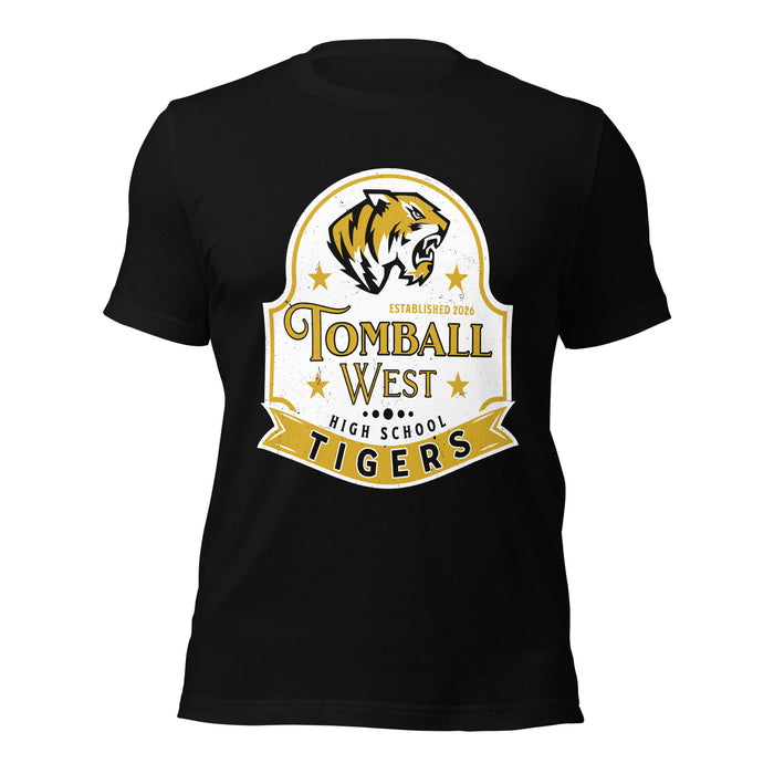 Tomball West High School Tigers Black Premium Unisex T-shirt 219
