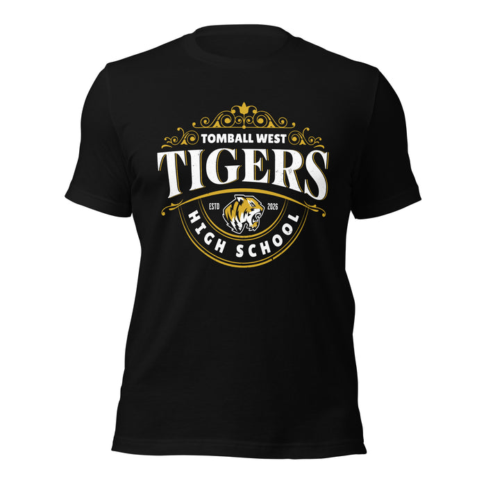 Tomball West High School Tigers Black Premium Unisex T-shirt 211
