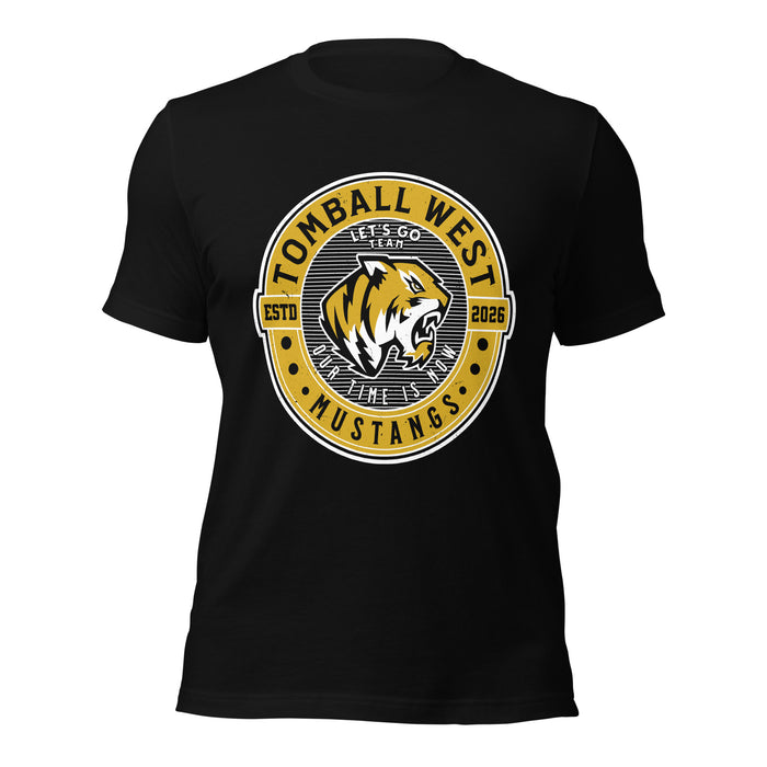 Tomball West High School Tigers Black Premium Unisex T-shirt 224