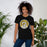 Woman wearing Tomball West High School Tigers Black Premium Unisex T-shirt 220