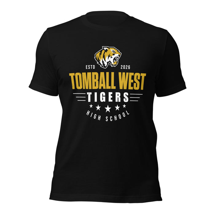 Tomball West High School Tigers Black Premium Unisex T-shirt 003