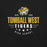 Close-up view of Tomball West High School Tigers Black Premium Unisex T-shirt 003