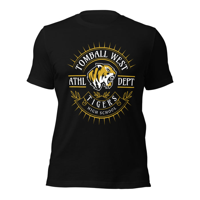 Tomball West High School Tigers Black Premium Unisex T-shirt 201