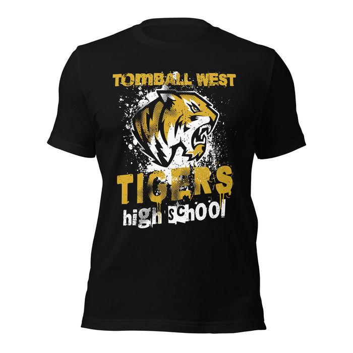 Tomball West High School Tigers Black Premium Unisex T-shirt 205