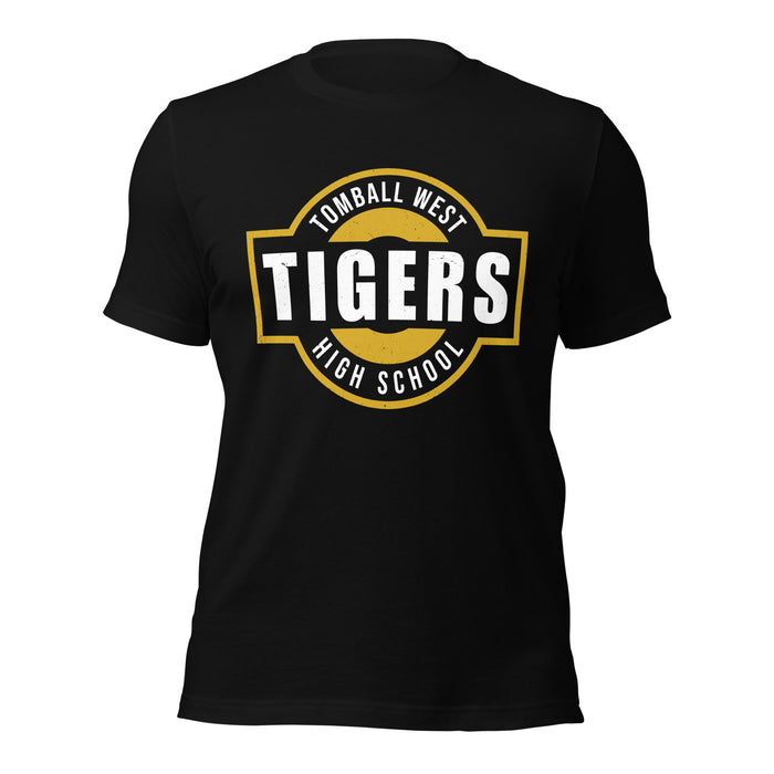 Tomball West High School Tigers Black Premium Unisex T-shirt 011