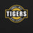 Close-up view of Tomball West High School Tigers Black Premium Unisex T-shirt 011