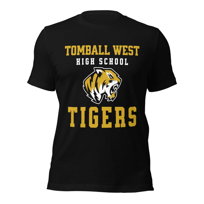 Tomball West High School Tigers Black Premium Unisex T-shirt 006