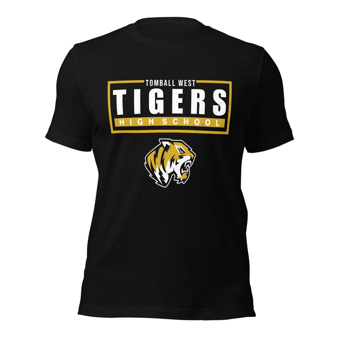 Tomball West High School Tigers Black Premium Unisex T-shirt 049