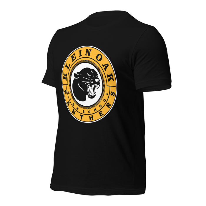 Klein Oak High School Panthers Premium Black Unisex T-shirt 02