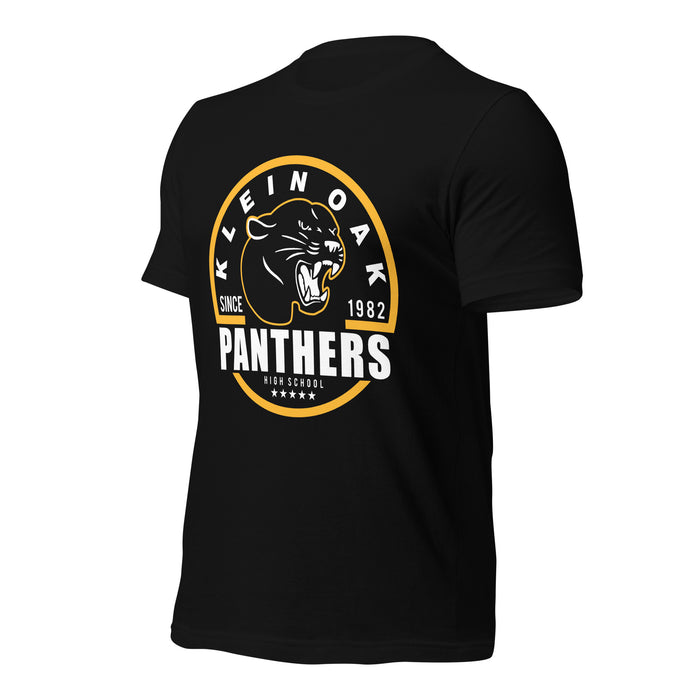 Klein Oak High School Panthers Premium Black Unisex T-shirt 04