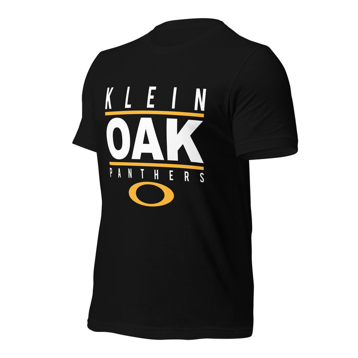 Klein Oak High School Panthers Premium Black Unisex T-shirt 07