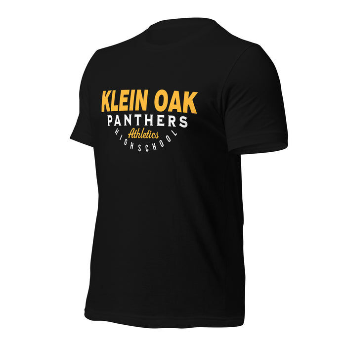 Klein Oak High School Panthers Premium Black Unisex T-shirt 12