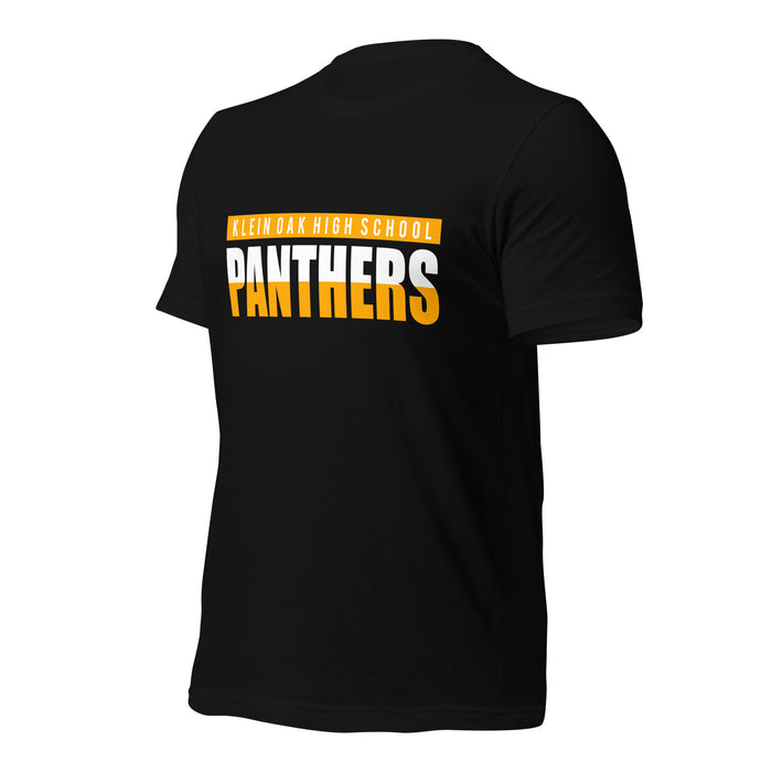 Klein Oak High School Panthers Premium Black Unisex T-shirt 25