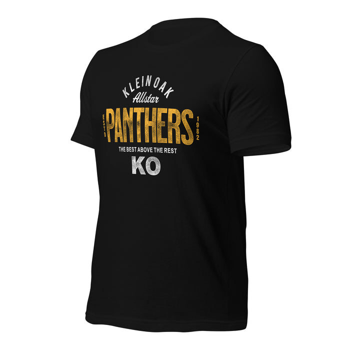 Klein Oak High School Panthers Premium Black Unisex T-shirt 40