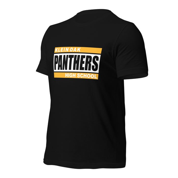 Klein Oak High School Panthers Premium Black Unisex T-shirt 72