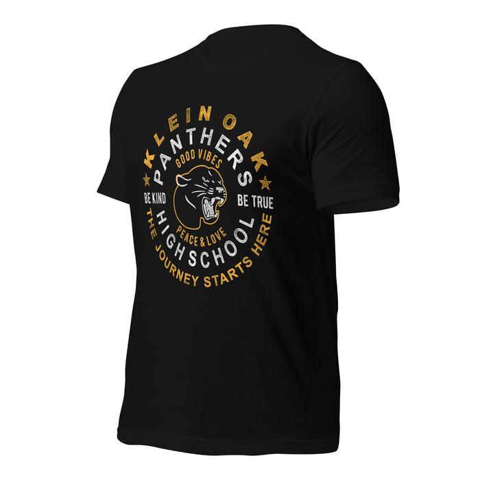 Klein Oak High School Panthers Premium Black Unisex T-shirt 16