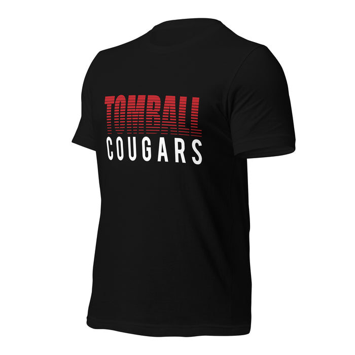 Tomball High School Cougars Premium Black Unisex T-shirt 24a