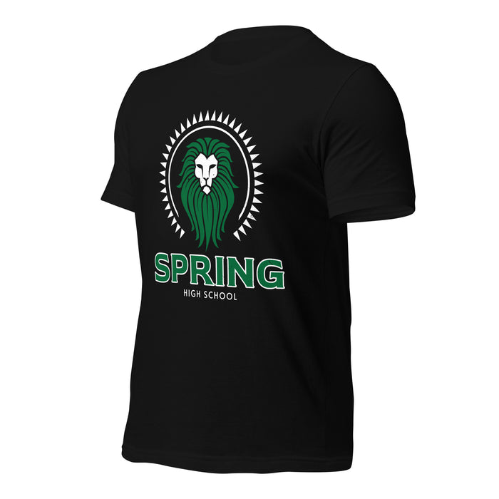 Spring High School Lions Black Premium Unisex T-shirt 221a