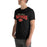 Man wearing Caney Creek High School Panthers Black Premium Unisex T-shirt 223