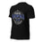 Profile view of Hebron High School Hawks Black Premium Unisex T-shirt 211