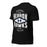 Profile view of Hebron High School Hawks Black Premium Unisex T-shirt 210