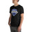 Man wearing Hebron High School Hawks Black Premium Unisex T-shirt 221
