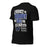 Profile view of Hebron High School Hawks Black Premium Unisex T-shirt 232