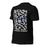 Profile view of Hebron High School Hawks Black Premium Unisex T-shirt 236