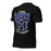 Profile view of Hebron High School Hawks Black Premium Unisex T-shirt 213