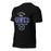Close-up view of Hebron High School Hawks Black Premium Unisex T-shirt 040
